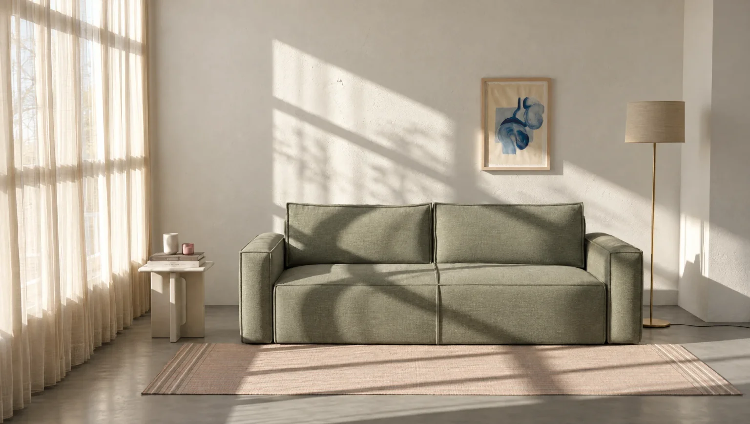 DANDY i stoffet COLOURWASH THYME-40